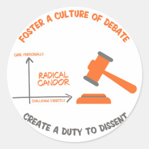 Rond Sticker radical de la franchise à dissidence