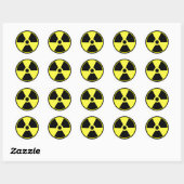 Rond Sticker radioactif (Feuille)