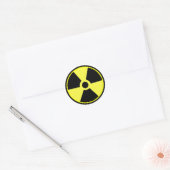 Rond Sticker radioactif (Enveloppe)