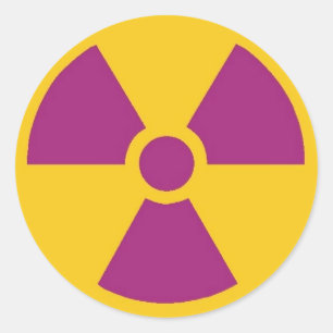 Rond Sticker radioactif
