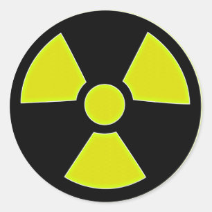 Rond Sticker radioactif