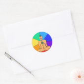 Rond Sticker Rainbow Chakras (Enveloppe)