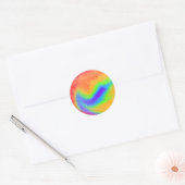 Rond Sticker Rainbow Galaxy (Enveloppe)