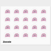 Rond Sticker Rainbow pour bébé/infertilité Hope (Feuille)