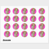 Rond Sticker "Rainbow Sherbet Fairy" (Feuille)