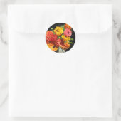 Rond Sticker Ranunculas Fleurs RSVP Seals de mariage (Sac)