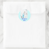 Rond Sticker Real Men jouer au golf! ! ! (Sac)