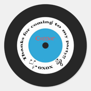 Rond Sticker record des années 50