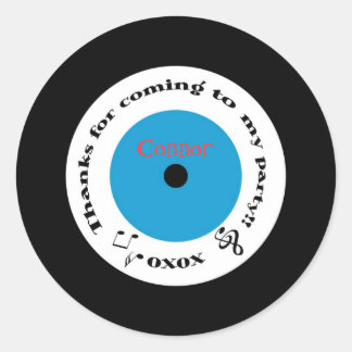 Rond Sticker record des années 50