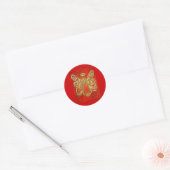 Rond Sticker Red Angel (Enveloppe)