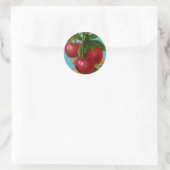 Rond Sticker Red Cherries (Sac)