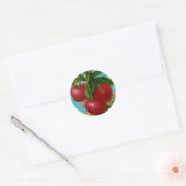 Rond Sticker Red Cherries (Enveloppe)