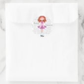 Rond Sticker Reel Redhead (Sac)