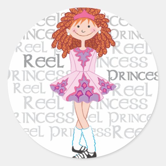 Rond Sticker Reel Redhead (Devant)