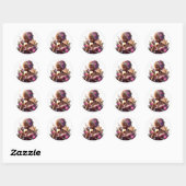 Rond Sticker Regal Tea Garden (Feuille)