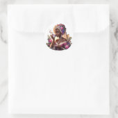 Rond Sticker Regal Tea Garden (Sac)
