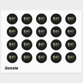 Rond Sticker Relaxant (Feuille)