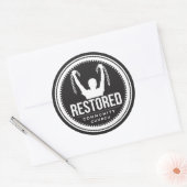 Rond Sticker restauré (Chaînes de rupture) (Enveloppe)