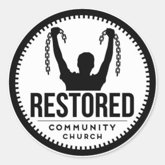 Rond Sticker restauré (Chaînes de rupture)