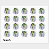 Rond Sticker Riesling Vin (Feuille)