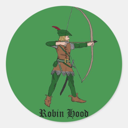 Rond Sticker Robin Hood (Devant)