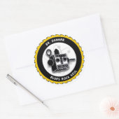 Rond Sticker Robot Dr Danger (Enveloppe)