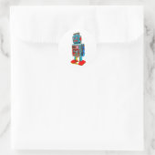 ROND STICKER ROBOT RETRO (Sac)