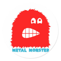 Sticker Rock=Life 'Metal Monster'