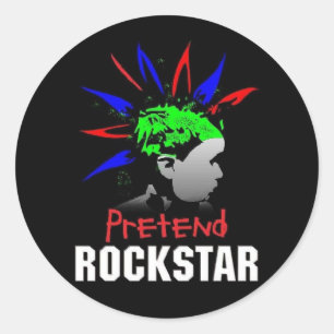 Rond Sticker Rockstar