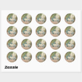 Rond Sticker Romance (Feuille)
