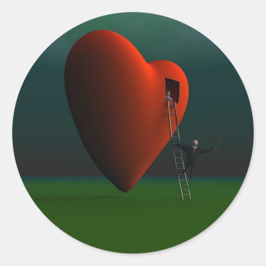 Rond Sticker Romancing (Devant)