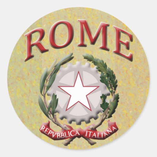 Rond Sticker Rome (Devant)