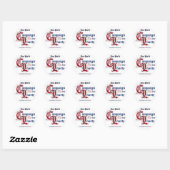 Rond Sticker RON PAUL Pour Ordinateur Portable Liberty (Feuille)