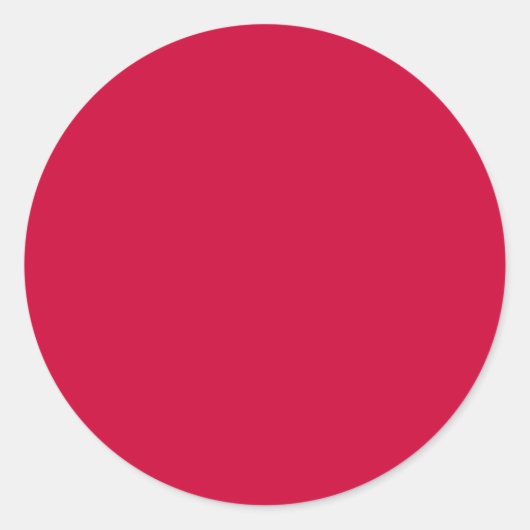 Rond Sticker rond, Couleur solide, Canneberge (Devant)