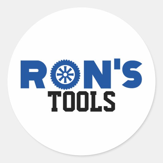 Rond Sticker Ron's Tools Classic Round (Devant)