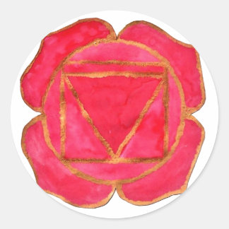 Rond Sticker Root Chakra