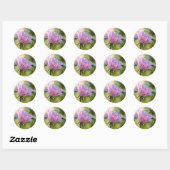 Rond Sticker rose (Feuille)