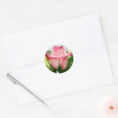 Rond Sticker rose (Enveloppe)
