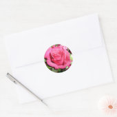 Rond Sticker rose (Enveloppe)