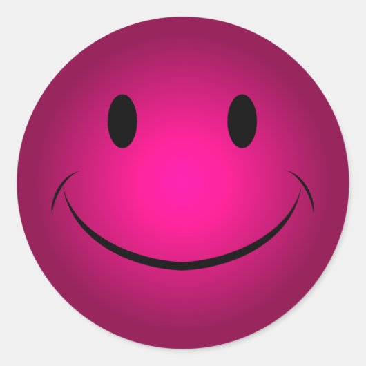 Rond Sticker rose (Devant)