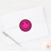 Rond Sticker rose (Enveloppe)