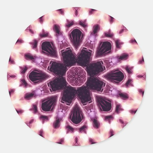 Rond Sticker rose (Devant)