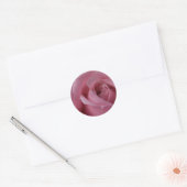 Rond Sticker rose (Enveloppe)