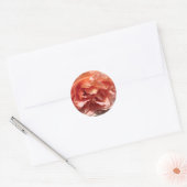 Rond Sticker rose (Enveloppe)