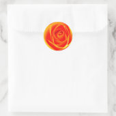 Rond Sticker rose jaune/rouge (Sac)