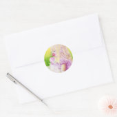 Rond Sticker Rose Little Spring Fairy (Enveloppe)