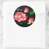 Rond Sticker "Rose Love" (Sac)