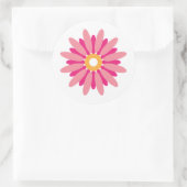 Rond Sticker rose marguerite (Sac)