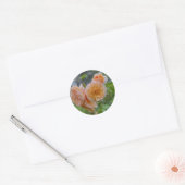 Rond Sticker Rose Peach (Enveloppe)
