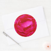 Rond Sticker rose - Personnalisable (Enveloppe)